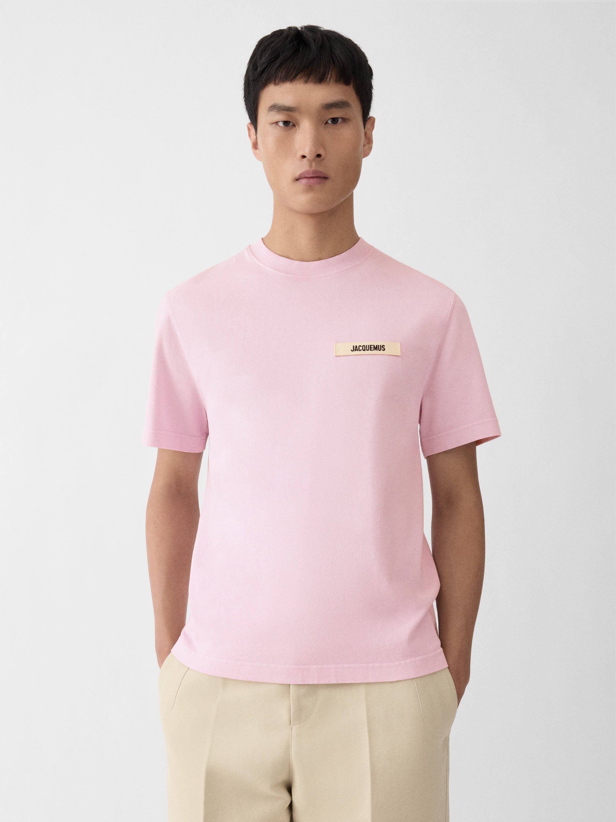Le t-shirt Gros Grain Jacquemus Light Pink
