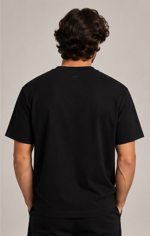 T-shirt noir AMI - vue arrière