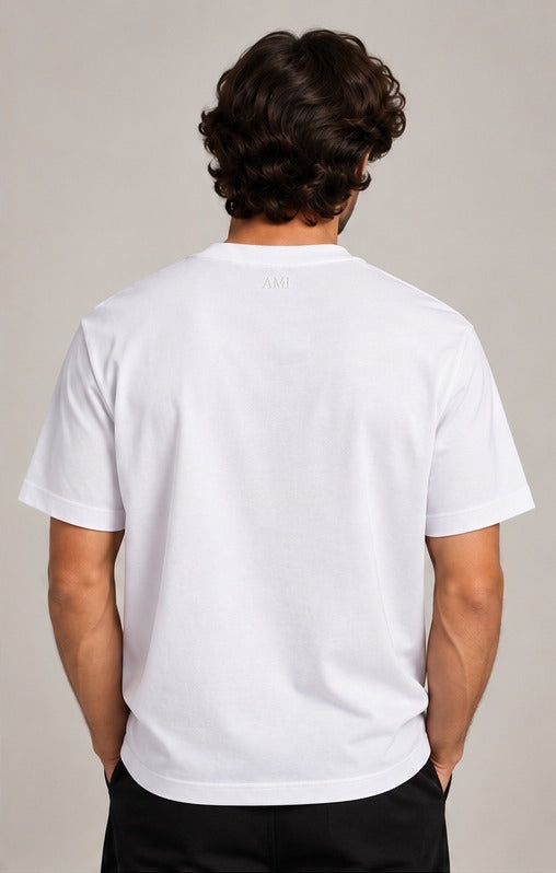 T-shirt blanc Ami - vue arrière