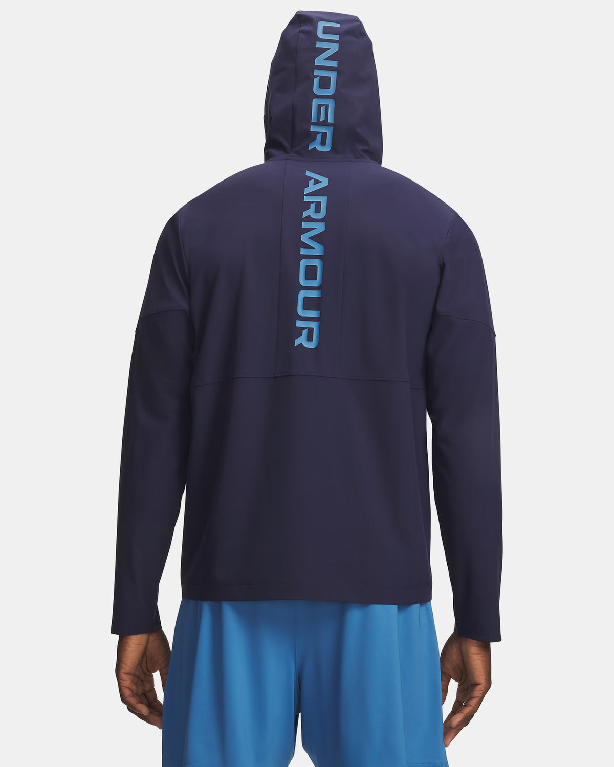 Gilet Under Armour bleu clair et bleu marine - vue arrière