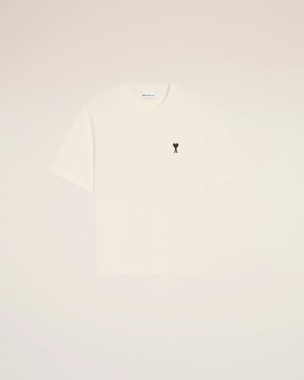 T-shirt Blanc Imprimé Place Des Victoires en Coton