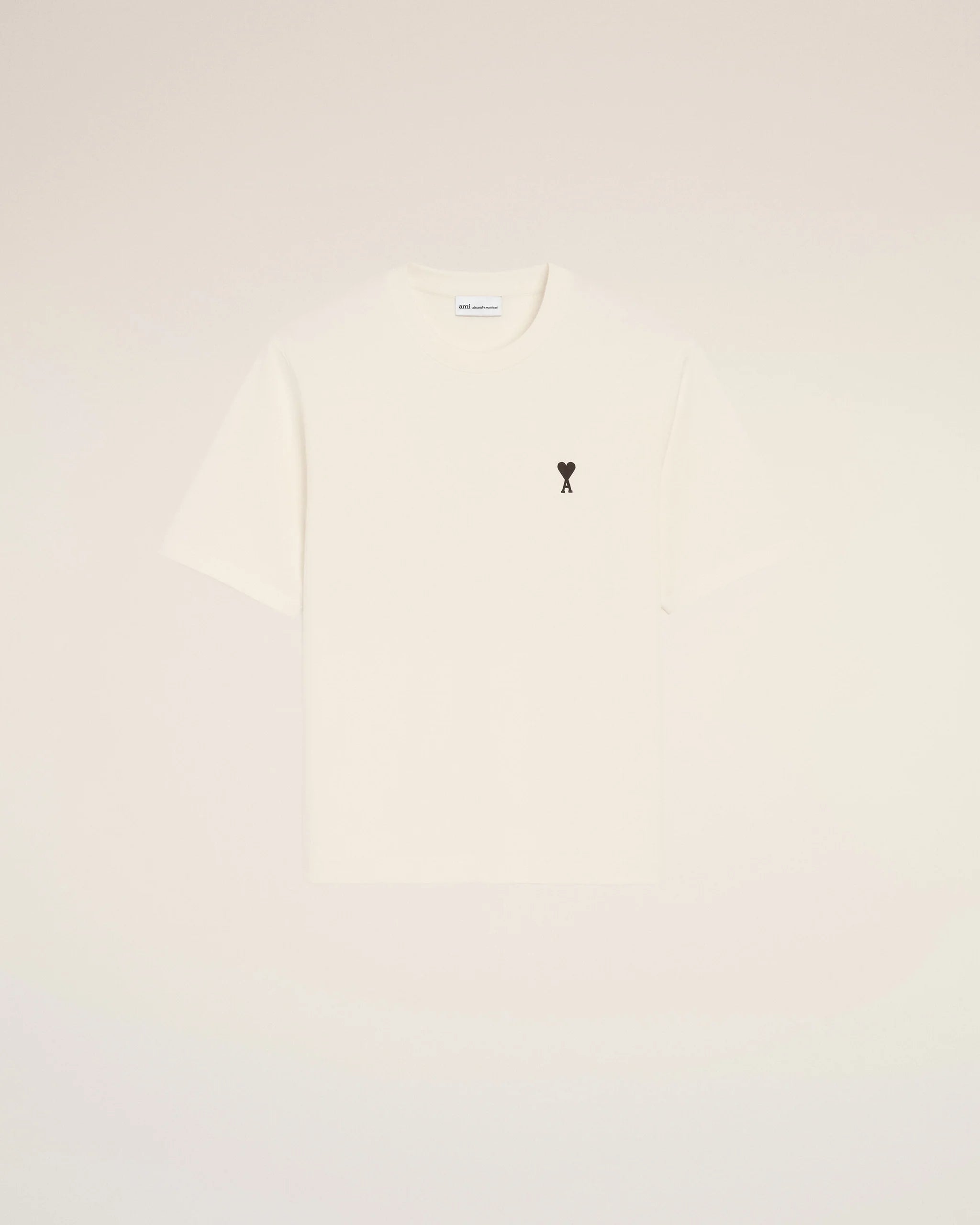 T-shirt Blanc Imprimé Place Des Victoires en Coton