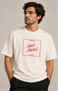 T-shirt AMI Paris 220 € - vue avant portée