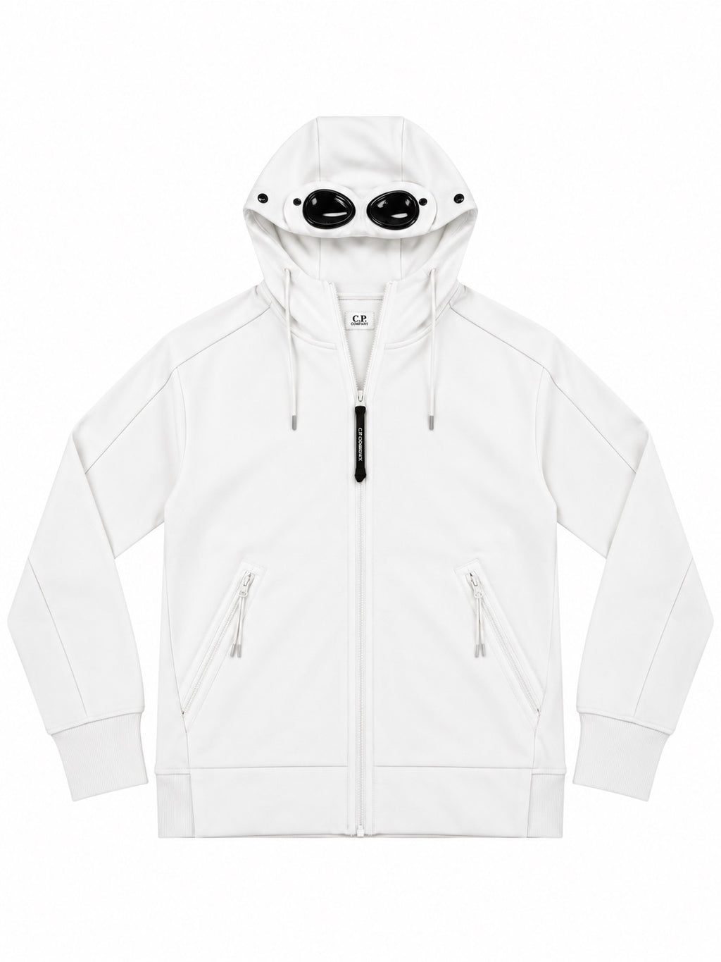 Gilet C.P. Company à lunettes blanc - face
