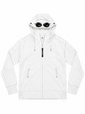 Gilet C.P. Company à lunettes blanc - face
