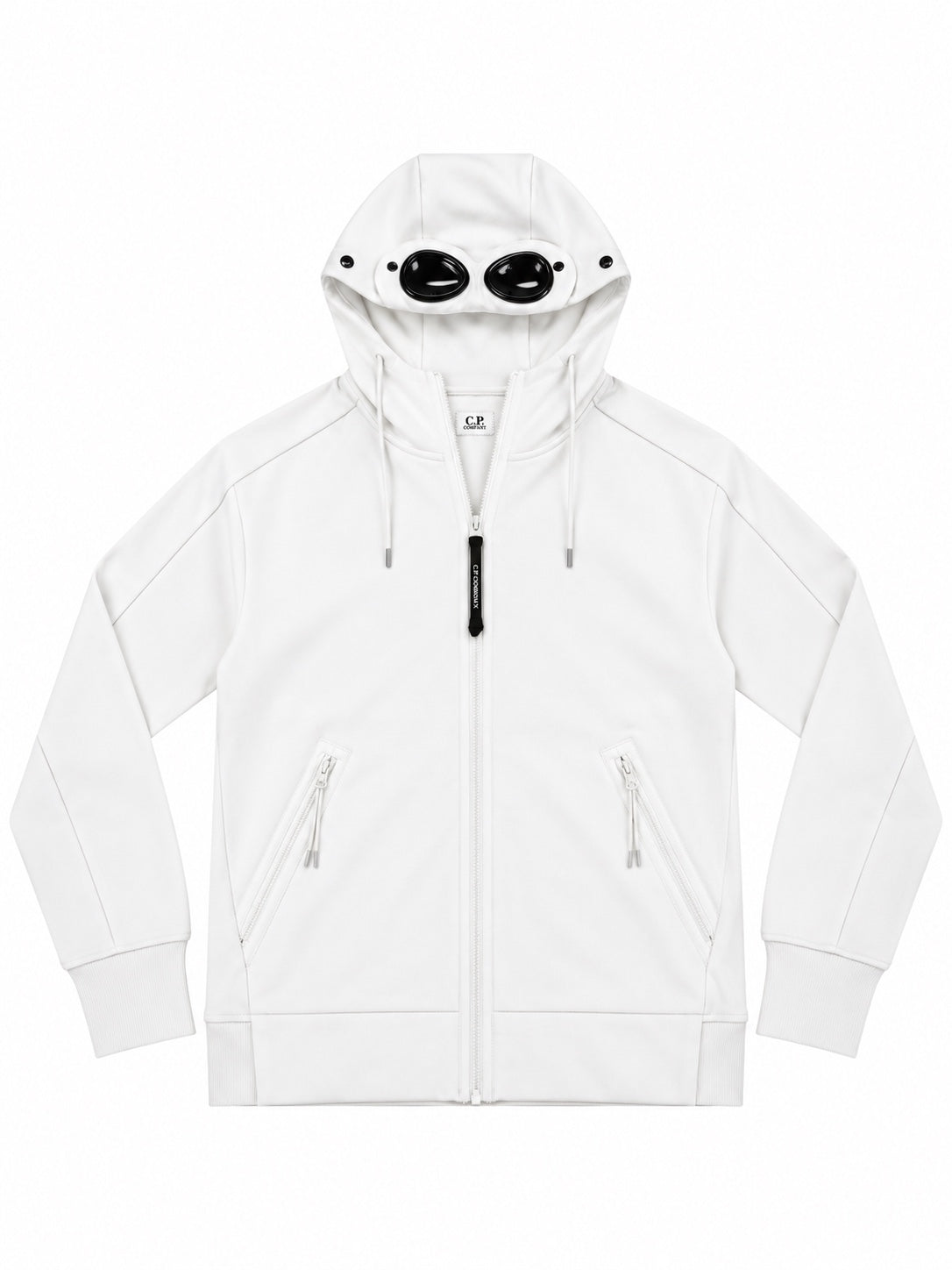 Gilet C.P. Company à lunettes blanc - face