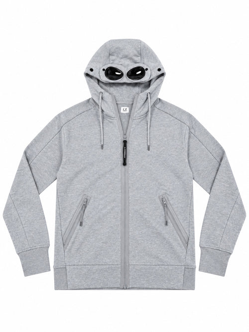 Gilet C.P. Company à lunettes gris - face