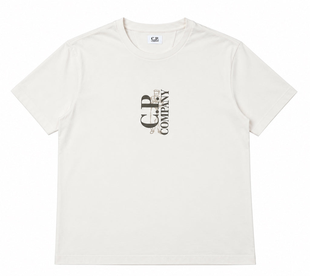 T-shirt C.P. Company beige - face