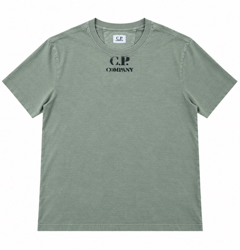 T-shirt C.P. Company vert clair - face