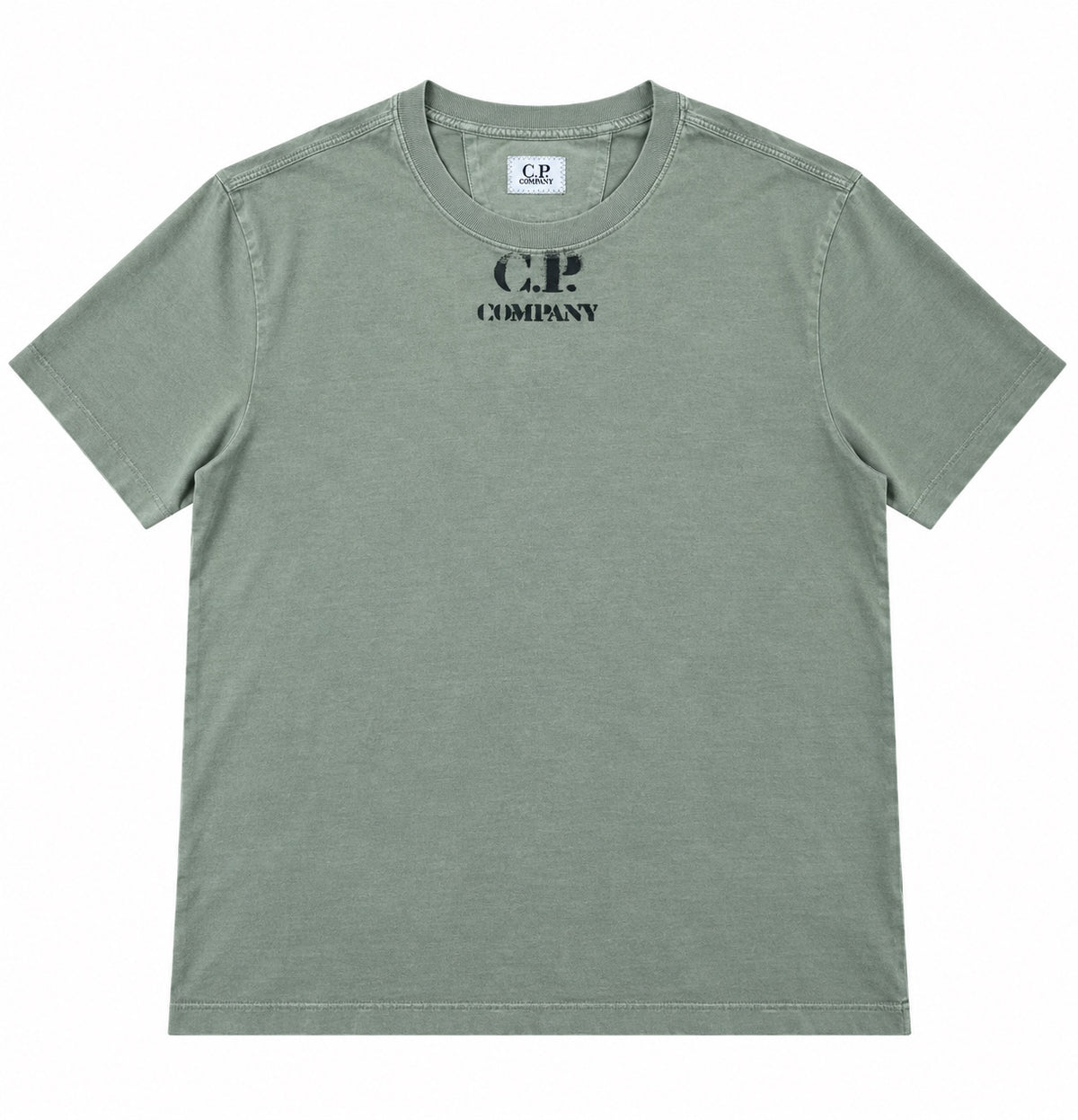 T-shirt C.P. Company vert clair - face
