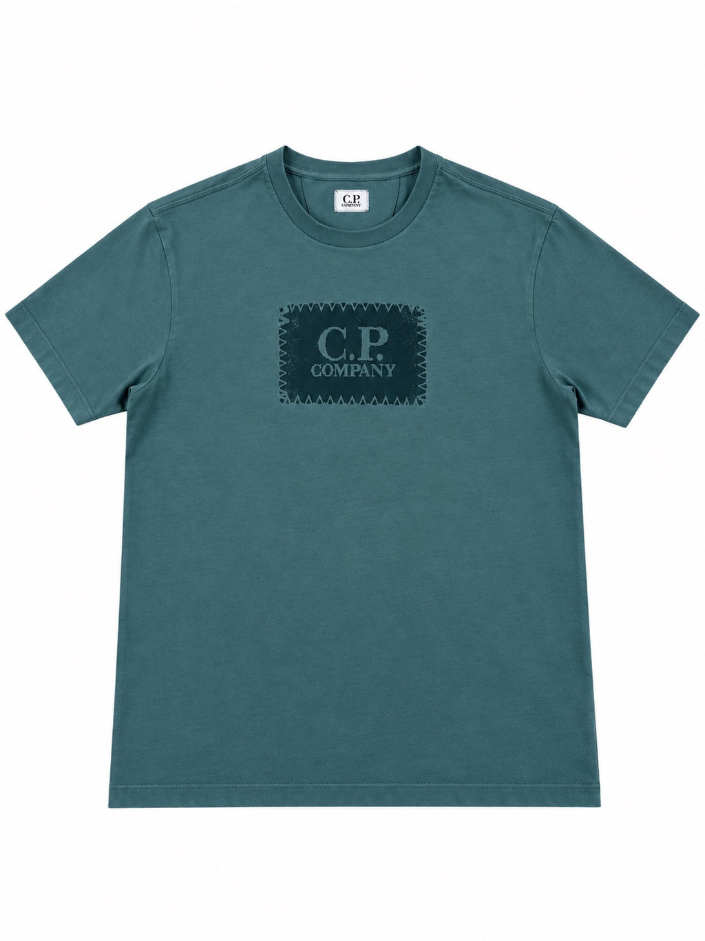 T-shirt C.P. Company vert écume - face