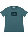 T-shirt C.P. Company vert écume - face
