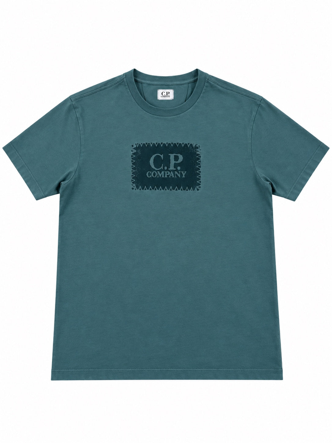 T-shirt C.P. Company vert écume - face