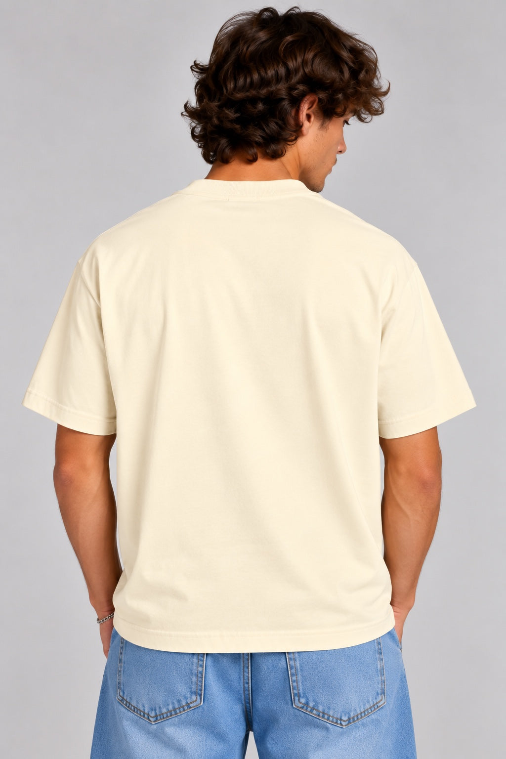 T-shirt Jacquemus Gros Grain beige dos