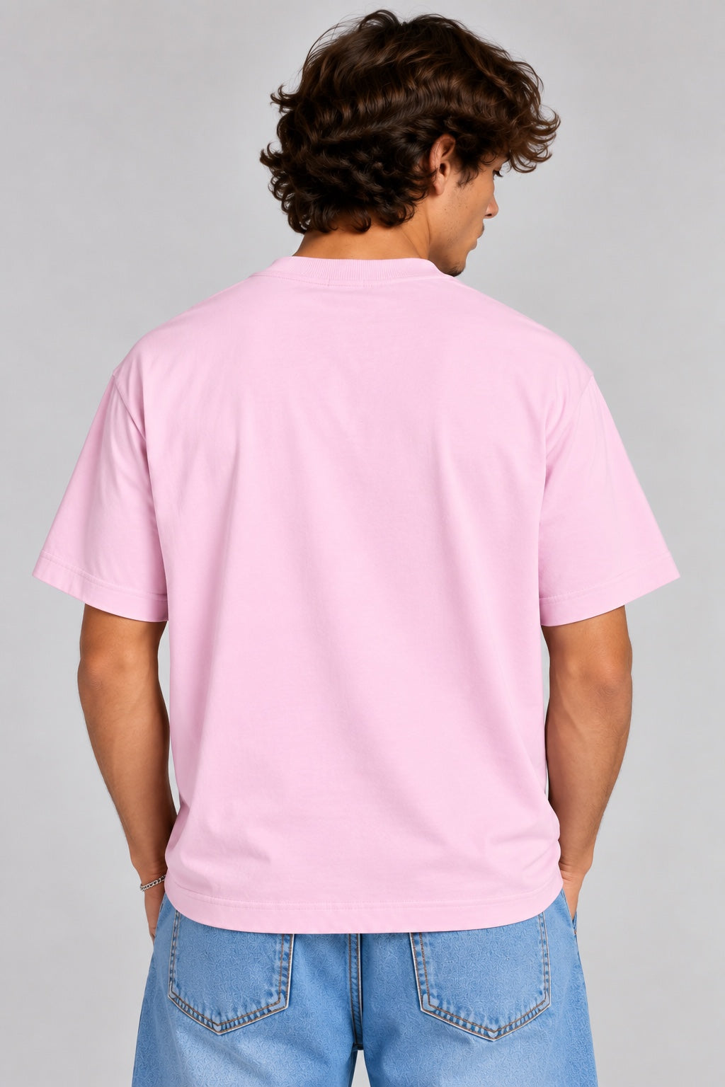 T-shirt Jacquemus Gros Grain rose dos