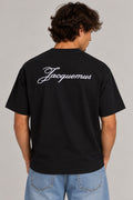 T-shirt Logo Jacquemus Black - vue de dos