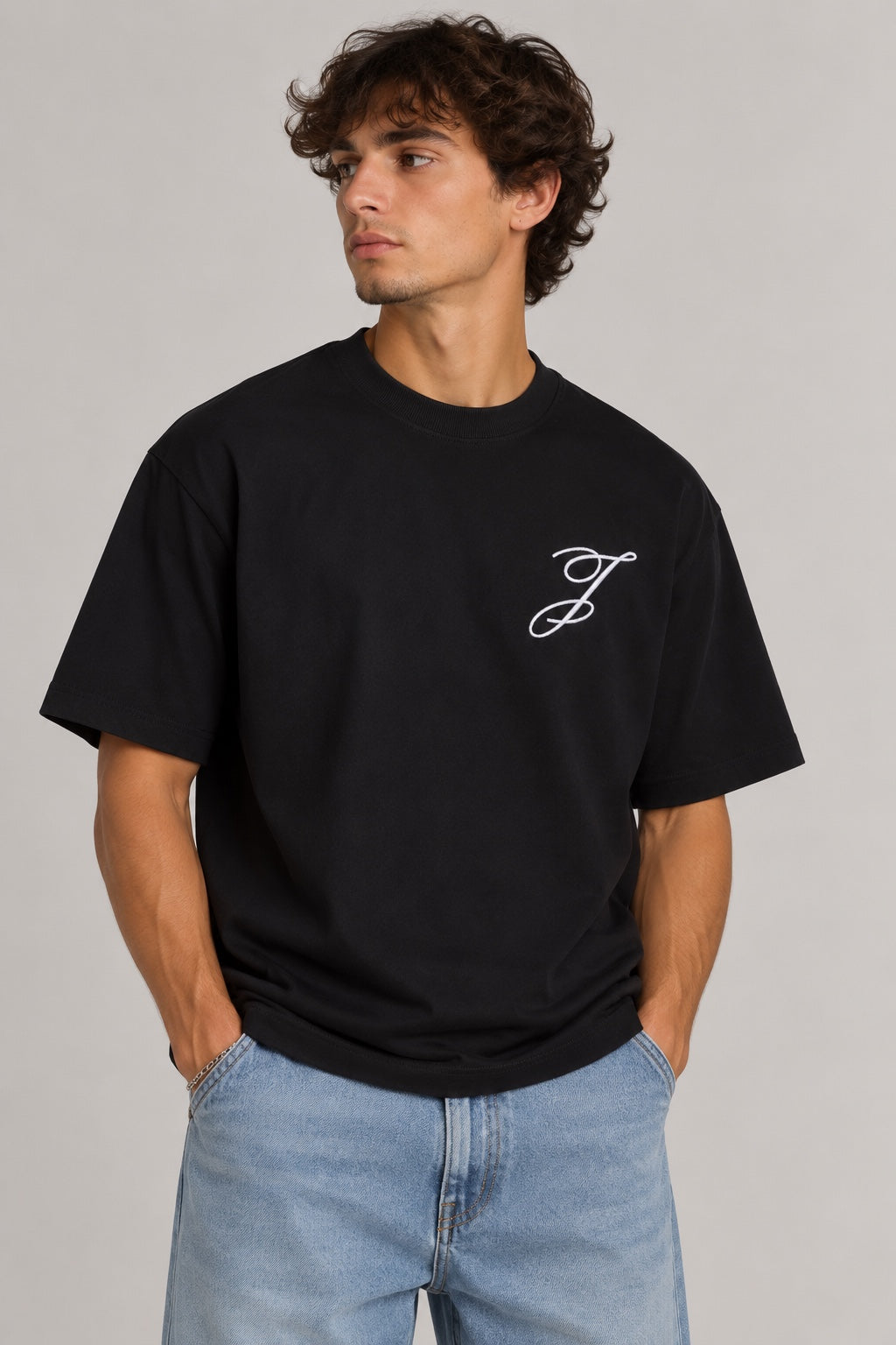T-shirt Logo Jacquemus Black - vue de face