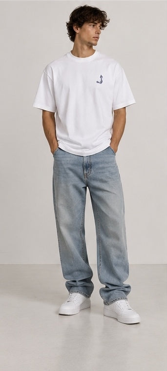 T-shirt Merù Jacquemus blanc vue entière