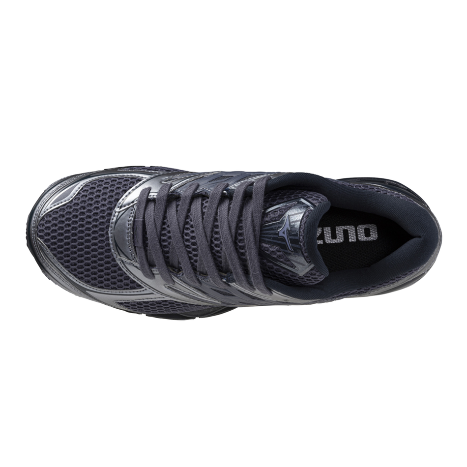 Mizuno Wave Prophecy LS noire - vue de dessus