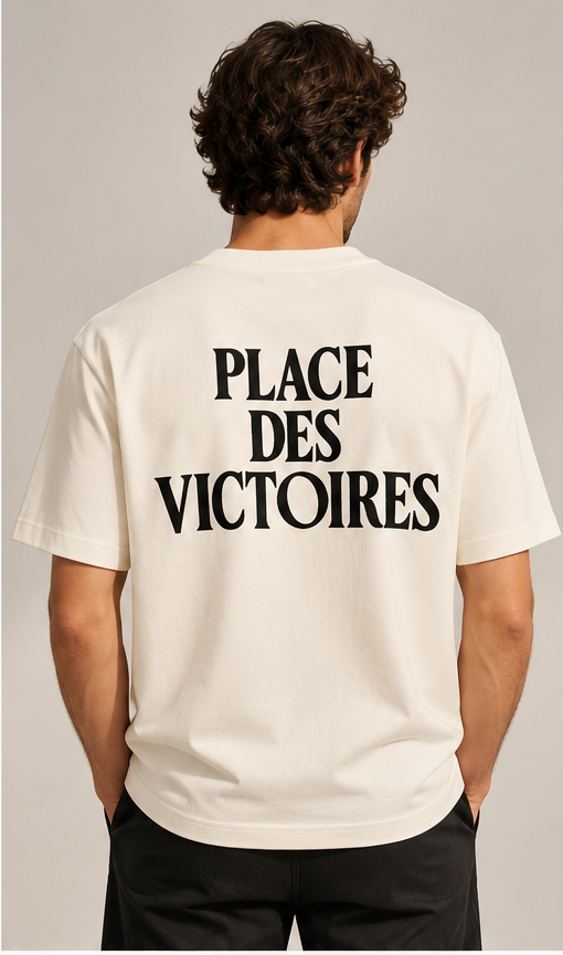 T-shirt Place des Victoires - vue arrière portée