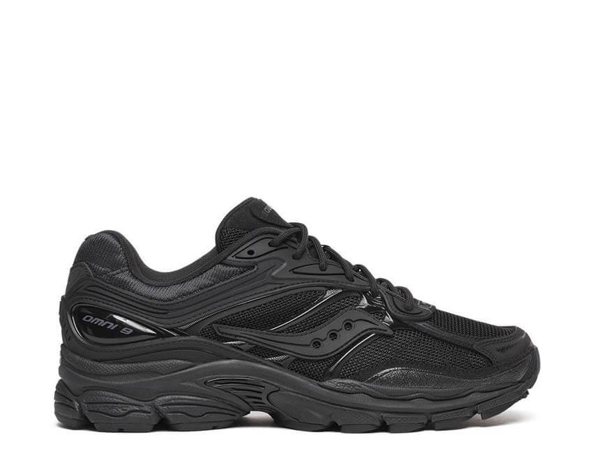 Saucony ProGrid Omni 9 Black - vue de profil