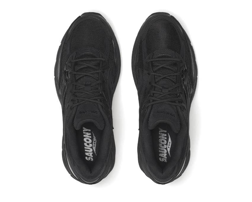 Saucony ProGrid Omni 9 Black - vue de dessus