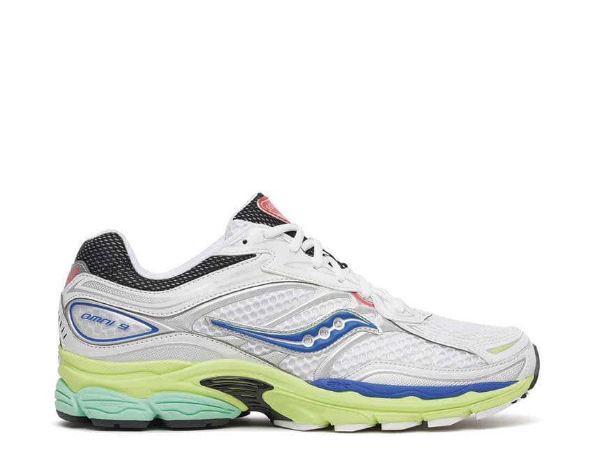 Saucony ProGrid Omni 9 White - vue de profil