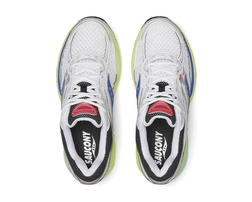 Saucony ProGrid Omni 9 White - vue du dessus